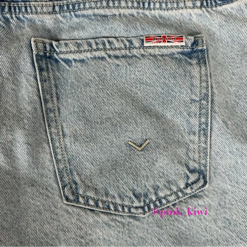 Hudson Gracie Raw Edge Hem Jean Shorts